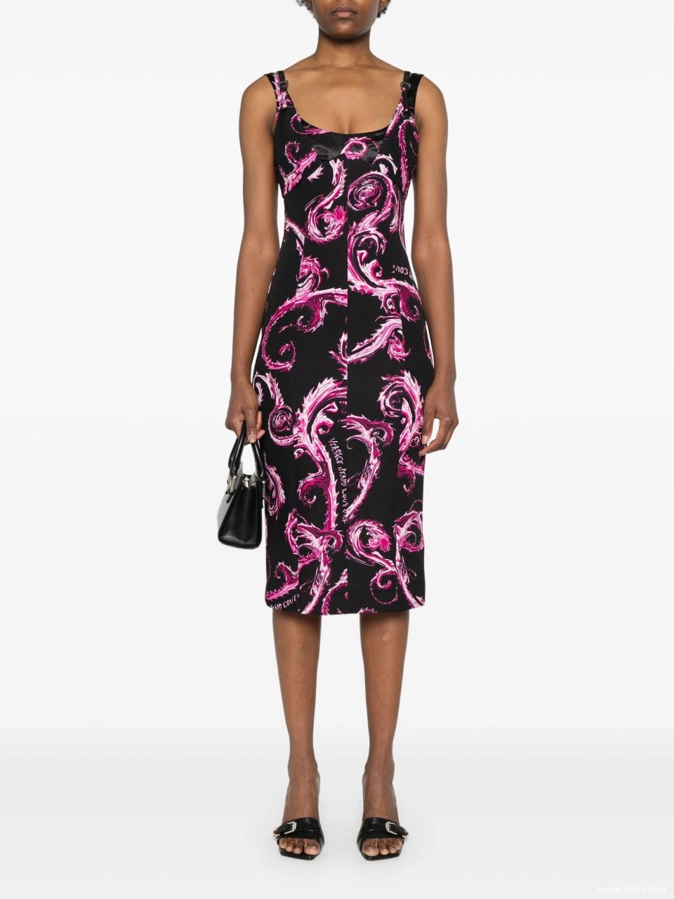 Cheap midi dress Women Couture Couture-print Chromo Jeans Versace 0707